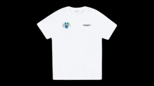 OFF-WHITE x Brigade Staff T-shirt White