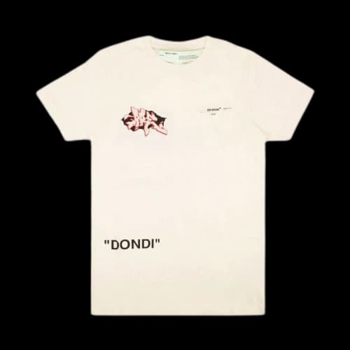 Off-White Graffiti Logo Print T-Shirt 'White'