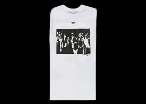 OFF-WHITE Spray Paint Photo T-Shirt White Black