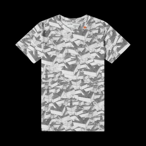 Off-White Arrows Pattern Short-Sleeve Slim Tee 'White/Grey'