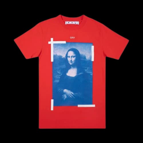 Off-White Monalisa Slim Tee 'Firey Red'
