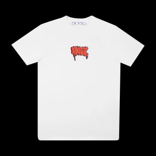 Off-White Graffiti Slim Tee 'White'