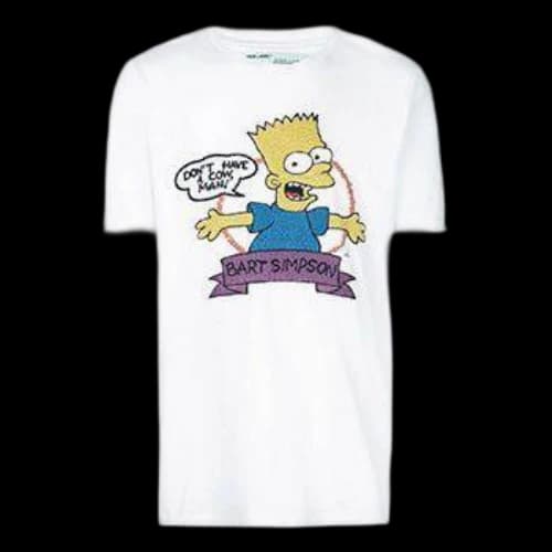 Off-White SS19 Bart Embroidery Back Arrows Short Sleeve