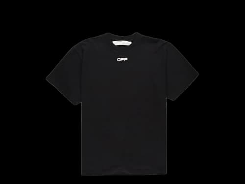 OFF-WHITE Slim Fit Airport Tape T-Shirt Black