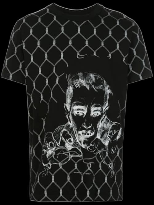 OFF-WHITE Broken Fence T-shirt Black/White