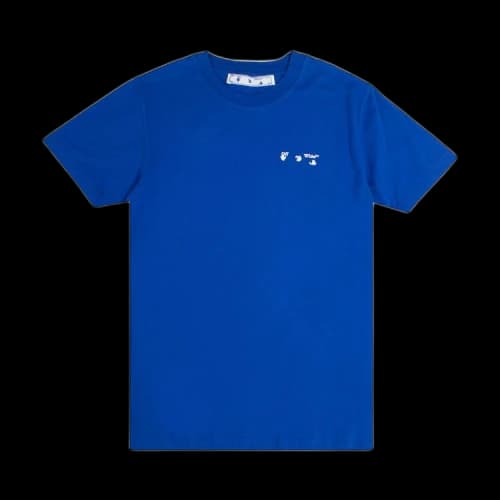 Off-White Logo Slim Tee 'Blue'
