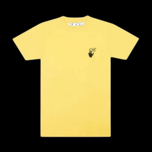 Off-White Spray Marker Short-Sleeve T-Shirt 'Yellow'