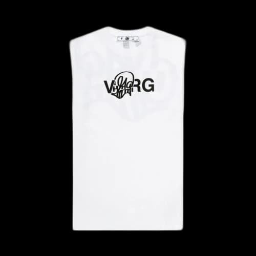 Off-White x Katsu Short-Sleeve Slim Tee 'White/Black'