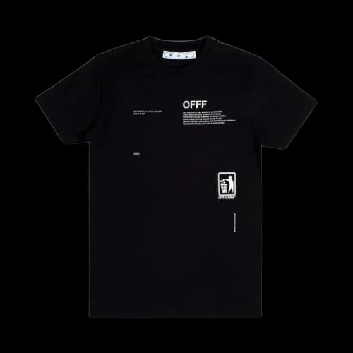 Off-White Take Care Arrow Slim Tee 'Black/White'