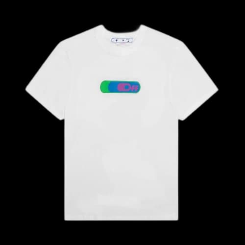 OFF-WHITE Weed Hands Off Logo T-Shirt White/Multi