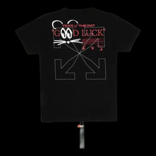 Off-White SS20 Lunar New Year Print Round Neck Short Sleeve