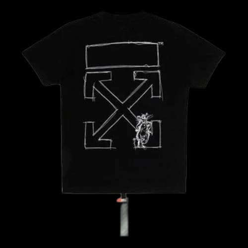 Off-White Lunar New Year limited Arrow Round Neck Short Sleeve Ordinary Version Black