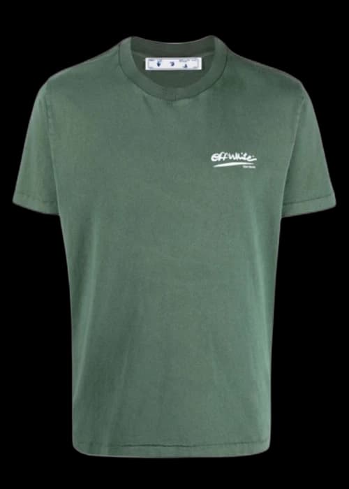 OFF-WHITE x Eden Rock St. Barths Arrows Motif Print T-Shirt Green/White