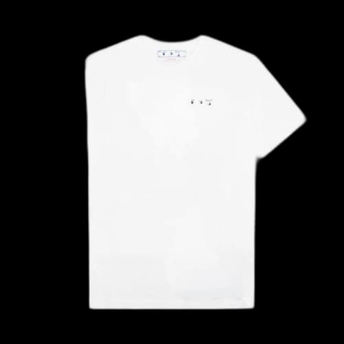 OFF-WHITE Drowning Man Logo Caravaggio St. Jerome Writing Painting Oversized T-Shirt White/Multi
