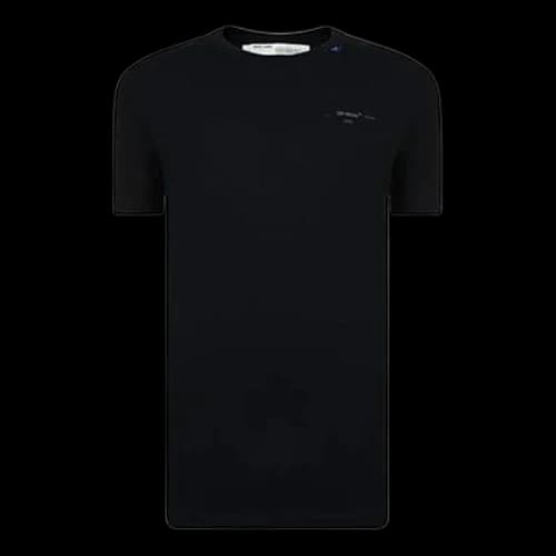Off-White BackBone Design X Short Sleeve Loose Fit Black