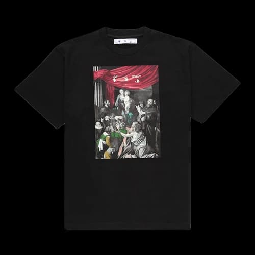 Off-White Caravaggio Painting Short-Sleeve Over Tee 'Black'