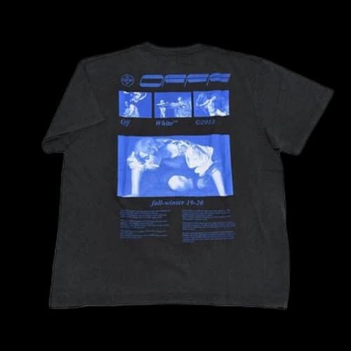 Off-White Hardcore Caravaggio short-sleeved Printed Men Grey