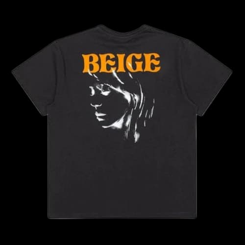 Off-White Portrait S/S OVER TEE Printing Pattern Short Sleeve Loose Version Black T-Shirt Unisex