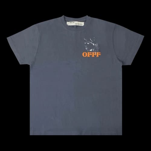 Off-White Portrait Print T-Shirt 'Grey'