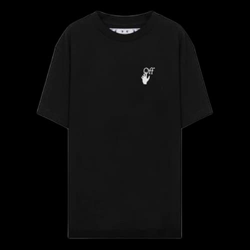 Off-White Comfort Loose Crewneck Short Sleeve Unisex Black