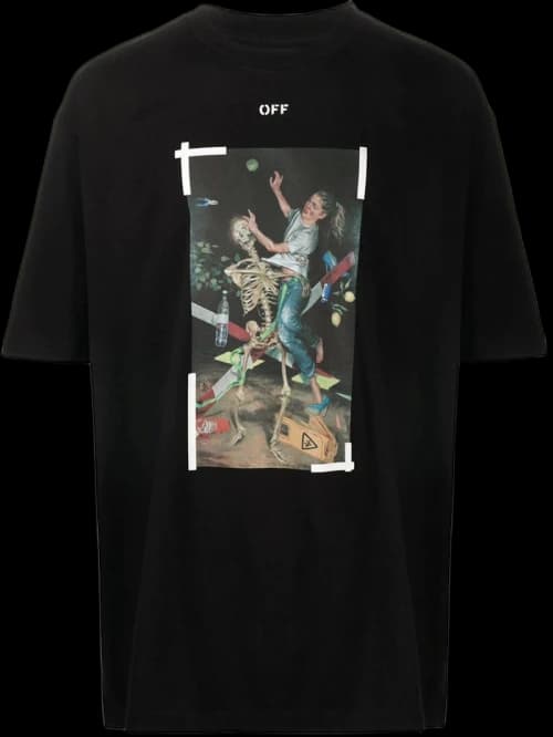 OFF-WHITE Pascal Painting Print Tee Black