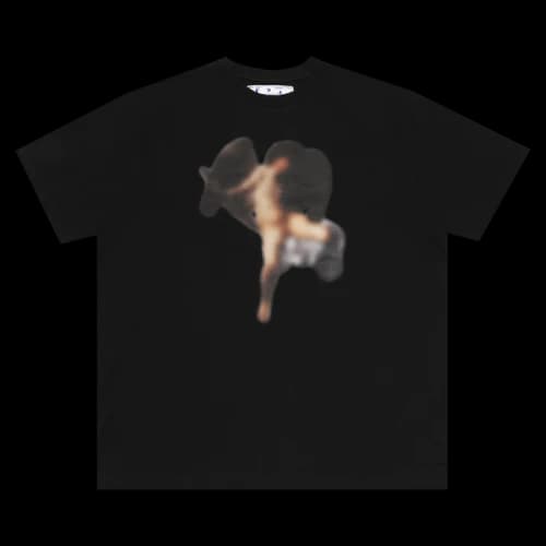 Off-White Arrows Blurred Logo Teeee Men's Black