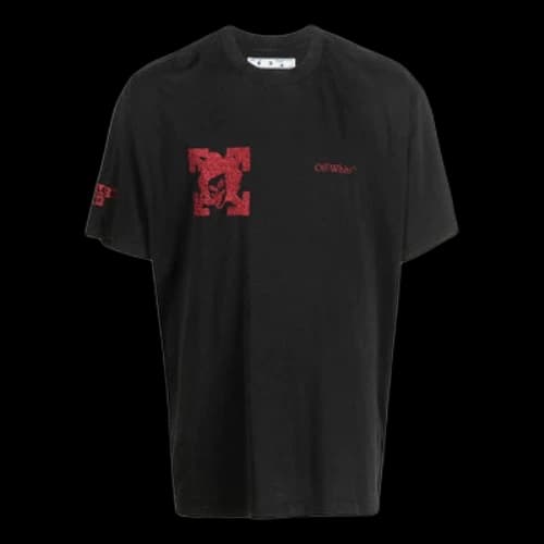 Off-White FW22 Arrow Round Neck Short Sleeve Black T-Shirt