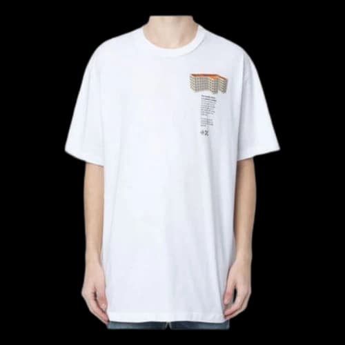 Off-White SS20 Rationalism Print Short-Sleeved Oversized
