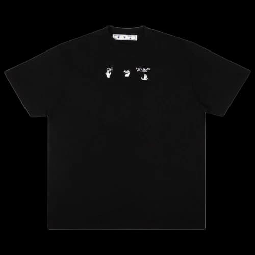 Off-White Peace Worldwide Short-Sleeve Over Tee 'Black/Green'