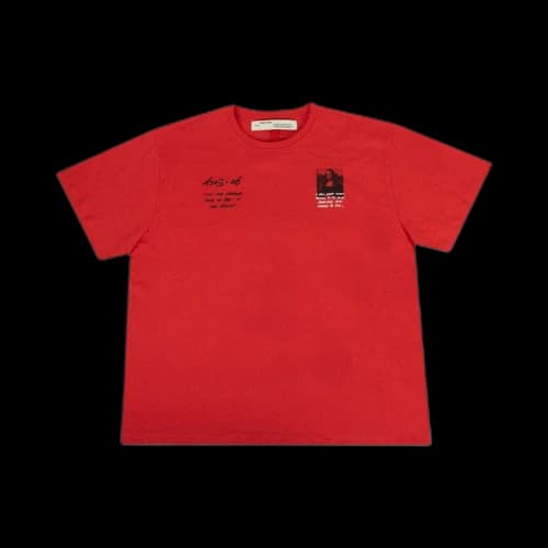 Off-White Mona Lisa Oversized T-Shirt 'Red'