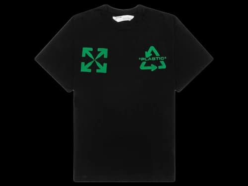 OFF-WHITE Oversized Fit Universal Key T-Shirt Black/Green