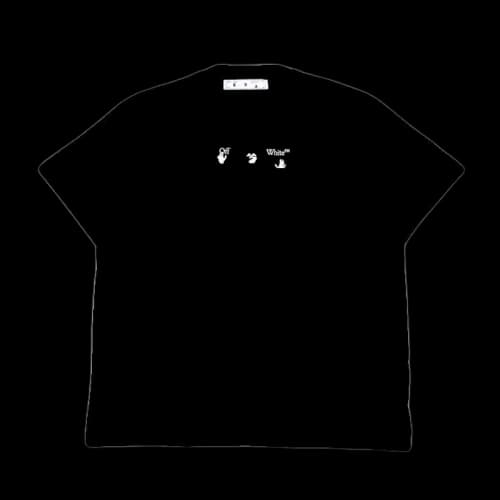 OFF-WHITE Red Marker S/S Over Tee Black/Red