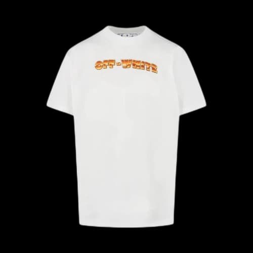 Off-White Arrows Print Crewneck Tee 'White/Orange'