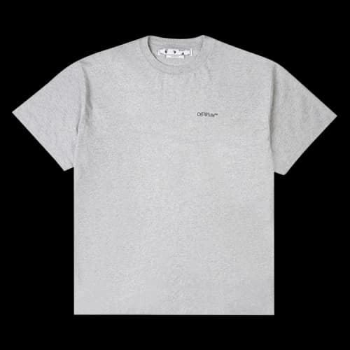 Off-White Jumbo Arrow-print Cotton T-shirt 'Grey'