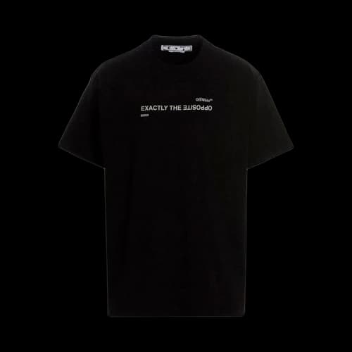 Off-White Spiral Short-Sleeve Tee 'Black/White'
