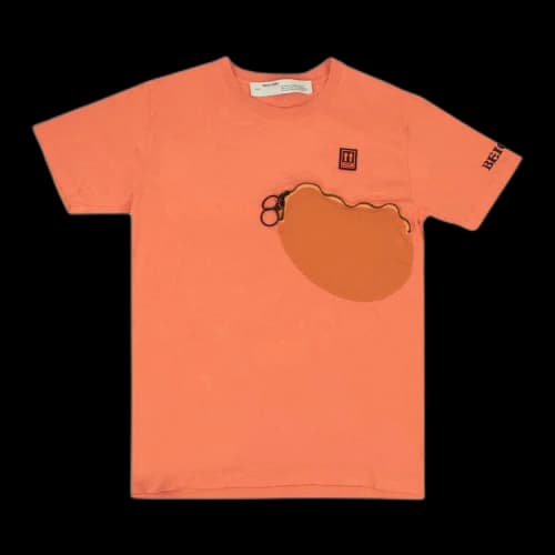 Off-White Pocket Detail T-Shirt 'Orange'