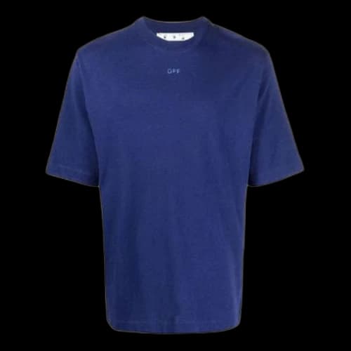 Off-White FW21 Arrow Round Neck Short Sleeve Version Blue