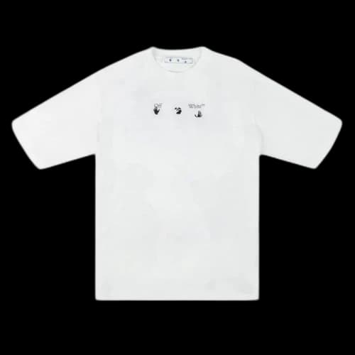 Off-White Spray Marker Skate Tee 'White/Blue'
