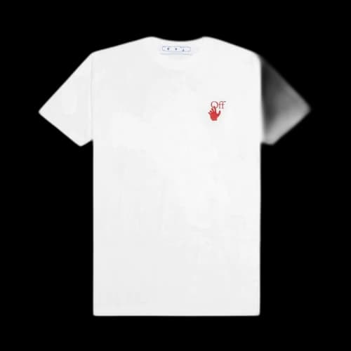 Off-White Starred Arrow Skate Tee 'White/Red'