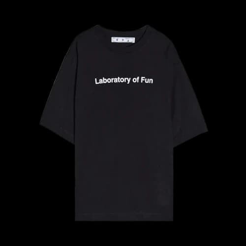 Off-White Laboratory Of Fun Short-Sleeve T-Shirt 'Black/White'
