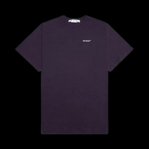 Off-White Caravaggio Crownin Skate Short-Sleeve Tee 'Aubergine'