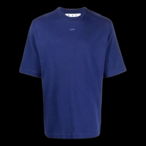 Off-White FW21 Rubber Arrow Oversized Short Sleeve Blue
