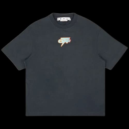 Off-White Outerspace Degrade Thunder Over Skate T-Shirt 'Navy'