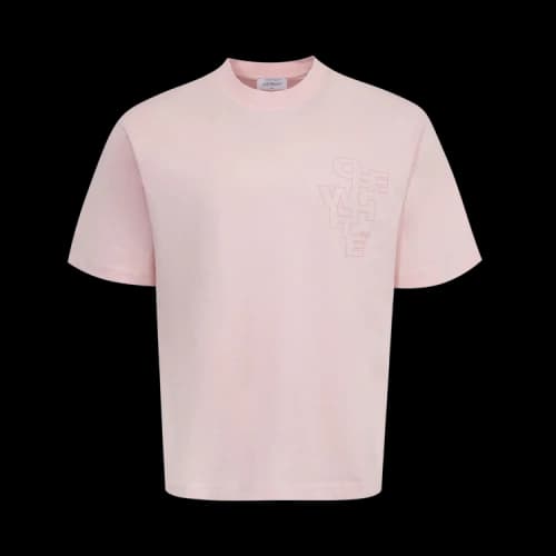 Off-White Outline Arrow Skate Tee 'Chalk/Pink'