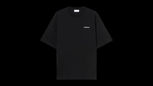 OFF-WHITE Half Arrow Skate Logo T-shirt Black/White