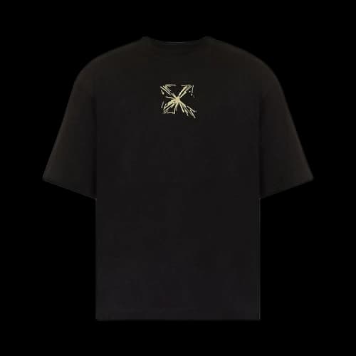 Off-White Splash Arrow Over Skate Short-Sleeve Tee 'Black/Beige'
