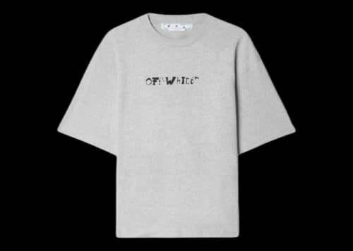 OFF-WHITE Faces Over Skate S/S Tee Grey/Black