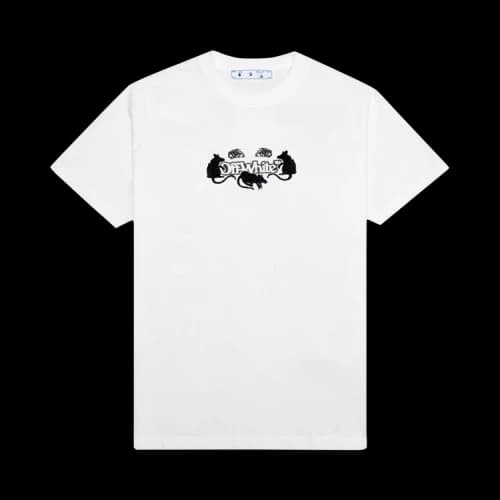 Off-White Cat Over Skate Short-Sleeve Tee 'White/Black'