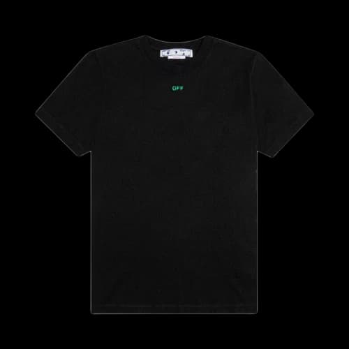 OFF-WHITE Mushroom Graphic Tee Black/Green