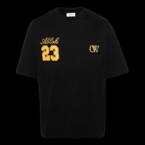 Off-White OW 23 Skate logo-print Cotton T-shirt 'Black'